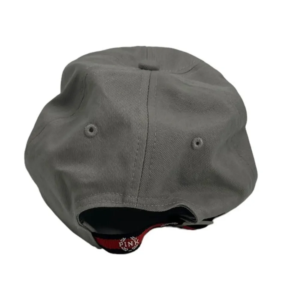 VICTORIA'S SECERT PINK Grey Logo Hat